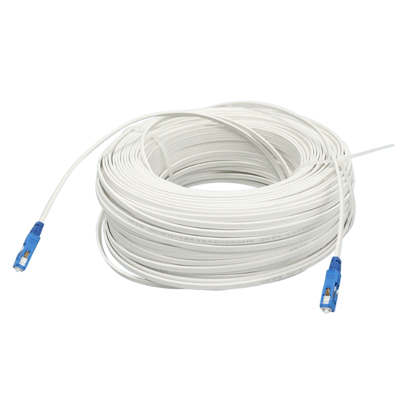 Hybrid Drop Cable SC UPC to SC UPC GJXH -1*G657A2+2*26AWG